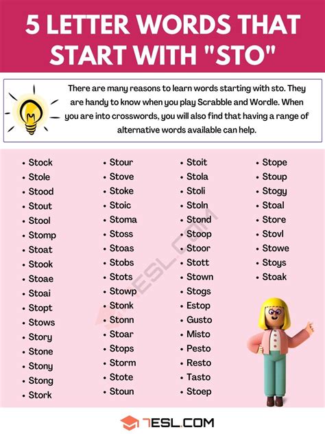 5 letter word that begins with sto|5 Letter Words that start with STO (STO